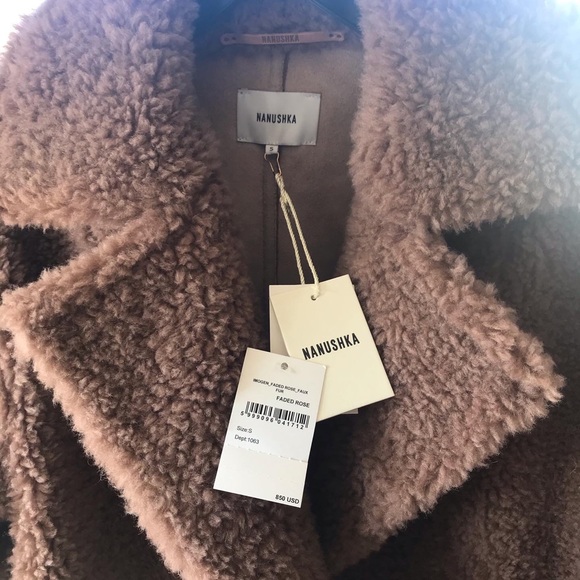 Nanuska Teddy Faux Fur Coat - Picture 3 of 4